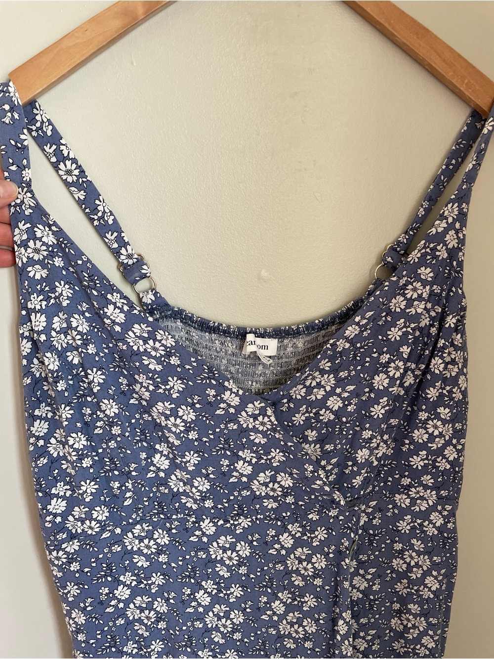 Heartloom Floral Faux-Wrap Midi Dress XL Cottagecore Coastal Vacation Summer - Picture 11 of 12